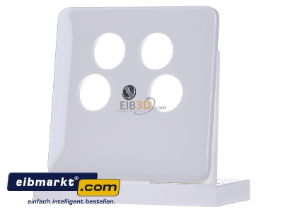Frontansicht Jung CD 561-4 SAT2 WW Abdeckung aws f�r 4L-SAT-TV-Dose 