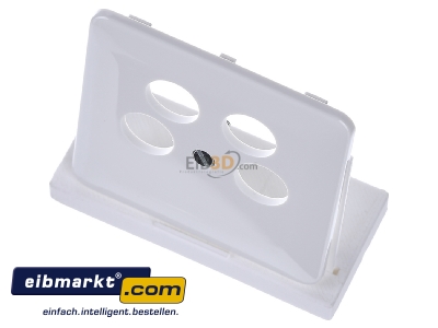 Ansicht oben vorne Jung CD 561-4 SAT2 WW Abdeckung aws f�r 4L-SAT-TV-Dose 