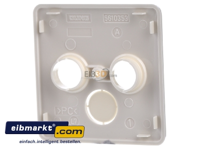 Ansicht hinten Jung 561 SAT Abdeckung f�r Antennendose 