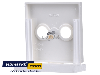 Ansicht hinten Jung LS 990 TV WW Abdeckung aws f�r Antennendose 