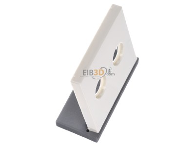 Ansicht oben links Jung LS 990 TV Abdeckung ws f�r Antennendose 