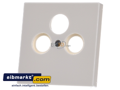 Frontansicht Jung LS 990 SAT Abdeckung ws f�r SAT-TV-Dose 