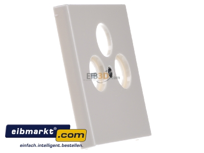 Ansicht links Jung LS 990 SAT Abdeckung ws f�r SAT-TV-Dose 