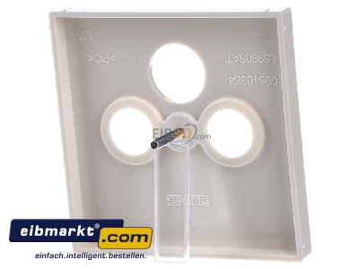 Ansicht hinten Jung LS 990 SAT Abdeckung ws f�r SAT-TV-Dose 