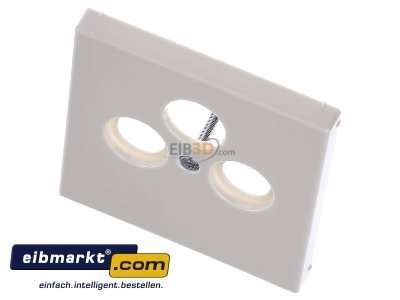 Ansicht oben vorne Jung LS 990 SAT Abdeckung ws f�r SAT-TV-Dose 