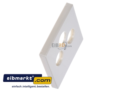 Ansicht oben links Jung LS 990 SAT Abdeckung ws f�r SAT-TV-Dose 
