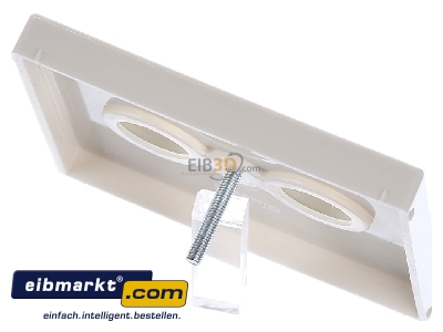 Ansicht oben hinten Jung LS 990 SAT Abdeckung ws f�r SAT-TV-Dose 