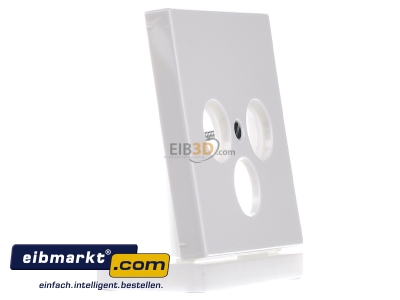 Ansicht links Jung LS 990 SAT WW Abdeckung aws f�r SAT-TV-Dose 