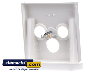 Ansicht hinten Jung LS 990 SAT WW Abdeckung aws f�r SAT-TV-Dose 