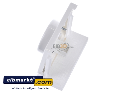 Ansicht oben rechts Jung LS 928 WW Abdeckung aws f�r Schl�sselschalt. 