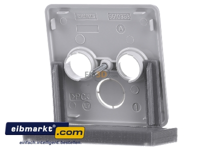 Ansicht hinten Jung CD561SATLG Abdeckung lgr f�r Antennendose CD 561 SAT LG