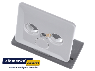 Ansicht oben vorne Jung CD561SATLG Abdeckung lgr f�r Antennendose CD 561 SAT LG