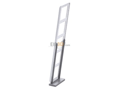View top right Jung CD 585 LG Frame 5-gang grey 
