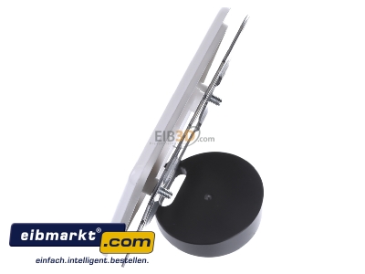 Ansicht oben rechts Jung CD 568 WW Abdeckung aws f�r XLR Steckdose 