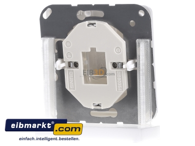 Ansicht hinten Jung CD 569-1 WE WW Abdeckung Schriftfeld aws f�r Mod.Jack Buchsen 