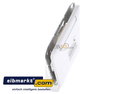 Ansicht oben links Jung CD 569-1 WE WW Abdeckung Schriftfeld aws f�r Mod.Jack Buchsen 