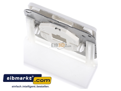 Ansicht oben hinten Jung CD 569-1 WE WW Abdeckung Schriftfeld aws f�r Mod.Jack Buchsen 