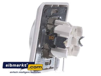 View on the right Jung 5506 ZU Two-way switch flush mounted cream white
