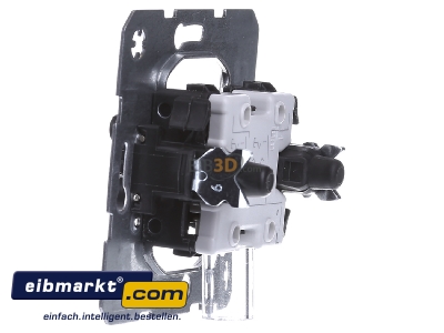 View on the right Berker 3035 Series switch flush mounted
