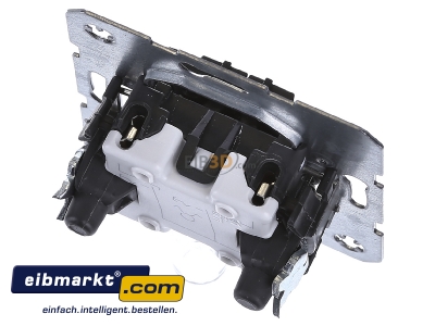 Top rear view Berker 3035 Series switch flush mounted
