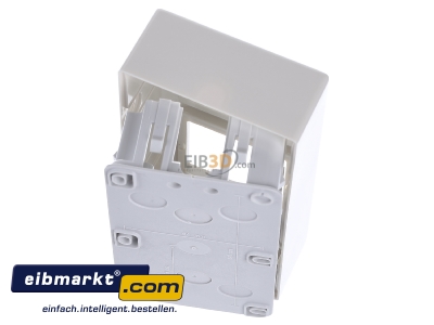 Top rear view Jung AS 582 A W Surface mounted housing 2-gang
