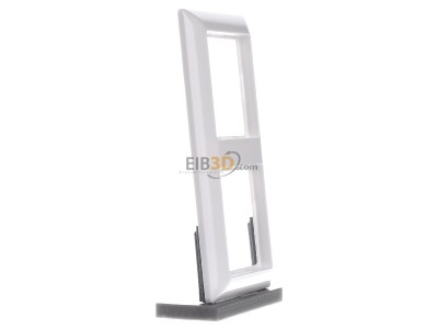 View on the left Jung AS 582 WW Frame 2-fold alpine white horizontal/vertical, 
