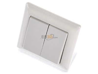 Ansicht oben vorne Jung AS 590-5 Abdeckung ws f�r Taster 