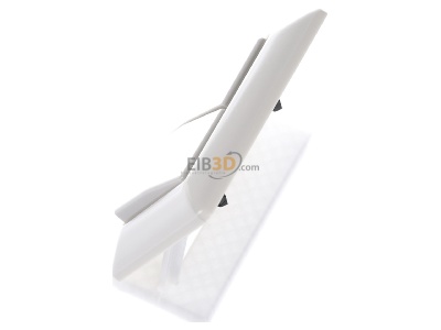 Ansicht oben rechts Jung AS 590-5 Abdeckung ws f�r Taster 