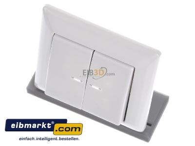 View up front Jung AS590-5KO5WW Cover plate for switch/push button white
