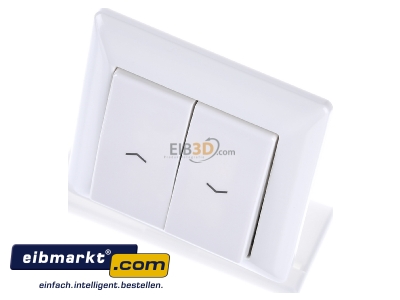 Ansicht oben vorne Jung AS 590-5 P WW Abdeckung Symbole aws f�r Taster 