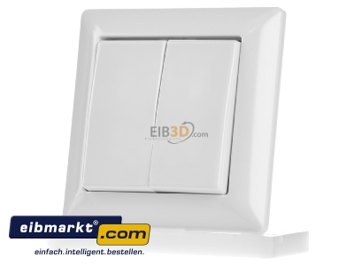 Frontansicht Jung AS 590-5 WW Abdeckung aws f�r Taster 