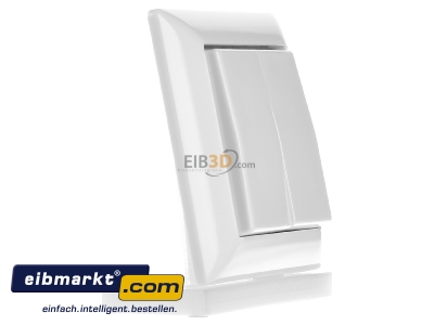 Ansicht links Jung AS 590-5 WW Abdeckung aws f�r Taster 