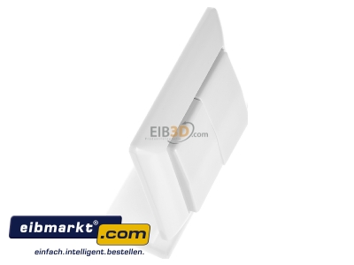 Ansicht oben links Jung AS 590-5 WW Abdeckung aws f�r Taster 