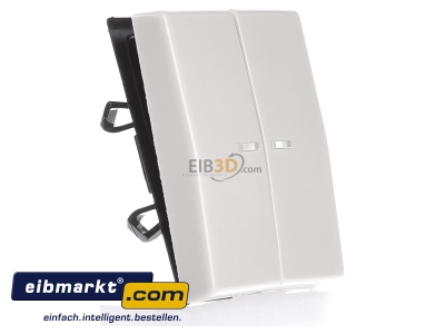 Ansicht links Jung AS 591-5 KO5 Wippe Lichtleiter ws f�r Taster 