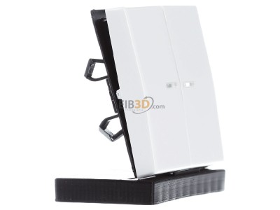 View on the left Jung AS 591-5 KO5BF WW Cover plate for switch/push button white 
