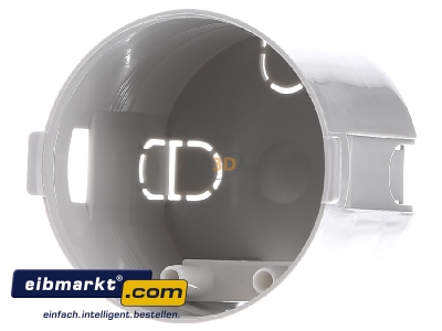 Front view Berker 91820 Hollow wall mounted box D=45mm
