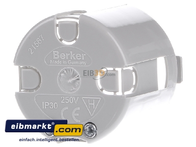 Back view Berker 91820 Hollow wall mounted box D=45mm
