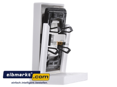 Ansicht rechts Jung LS 990 NAKO5 WW Wippe Licht./Schriftf.aws f�r Schalter/Taster 