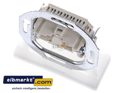 View up front Berker 4538 RJ45 8(8) Data outlet Cat.3 white

