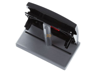 Ansicht oben hinten Berker 16241606 Wippe anth matt mit roter Linse 