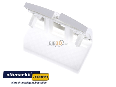 Top rear view Berker 16251909 Cover plate for venetian blind white
