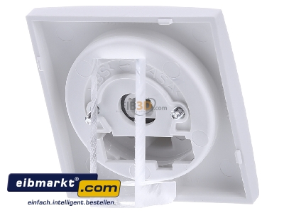 Back view Berker 16321909 Cover plate for time switch white
