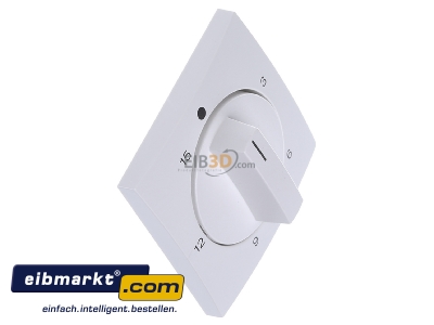 View top left Berker 16321909 Cover plate for time switch white
