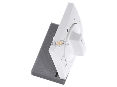 View top left Berker 16331909 Cover plate for time switch white 
