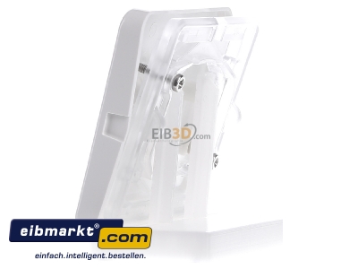 View on the right Berker 155009 Cover plate for switch/push button white
