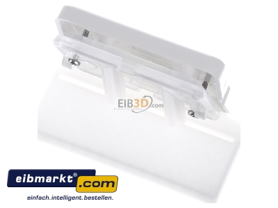 Top rear view Berker 155009 Cover plate for switch/push button white
