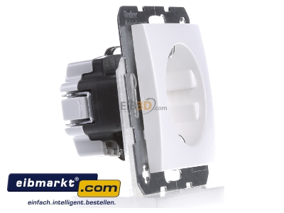 View on the left Berker 47231909 Socket outlet protective contact white 

