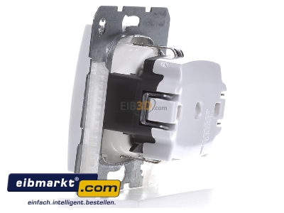 View on the right Berker 47231909 Socket outlet protective contact white 
