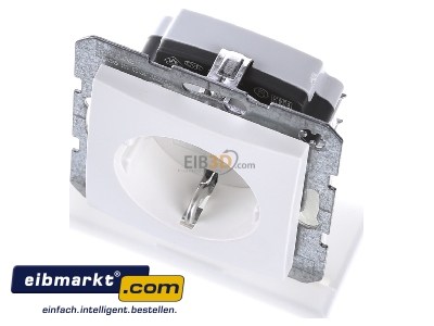 View up front Berker 47231909 Socket outlet protective contact white 
