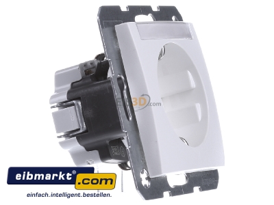 View on the left Berker 47491909 Socket outlet protective contact white
